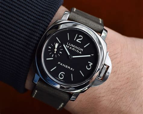 44mm panerai on wrist|Watch Review of the Panerai PAM 111 on the Wrist .